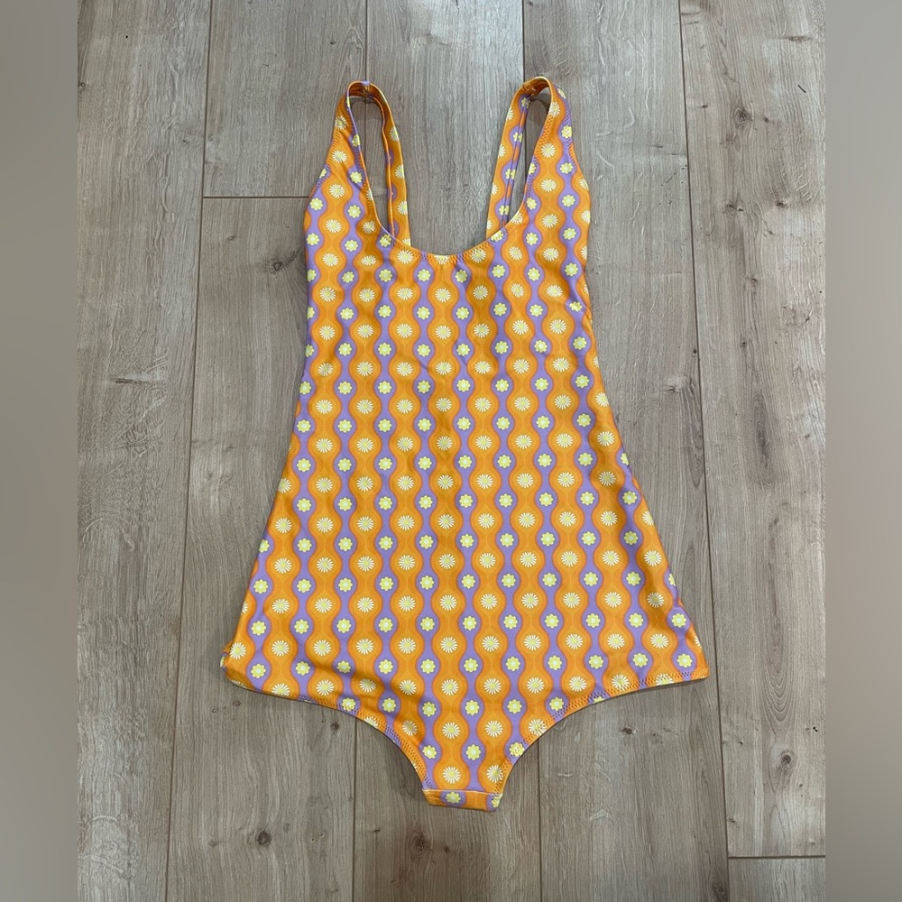 Free People Inner Relm Laminate Surf swimsuit Size M NWT